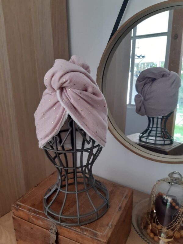 turban en éponge bambou 1 les bobines de ganou